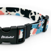 Dog Collar Psiakrew Spotted Cow 2.5 cm wide, black extras