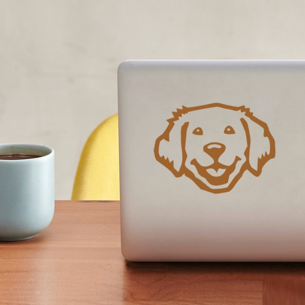 Golden Retriever Psiakrew dog car sticker for light car bodies