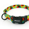 Dog Collar Psiakrew Bermuda Triangle  2.5 cm 1"  wide, black extras
