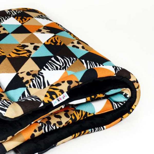 Premium Mat Plaid Blanket for the dog, Wild Animals Psiakrew Design