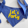 Bandana with the name of the Dog Psiakrew, personalized tied handkerchief, blue bandana scarf