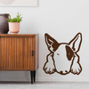 Wandtattoo Hund Sweety Bullterrier Wanddekoration für ein Kinderzimmer für einen Hundeliebhaber