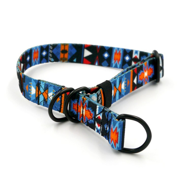 Half-choke collar Sorry Winnetou, 2 cm wide, for small dogs, black extras