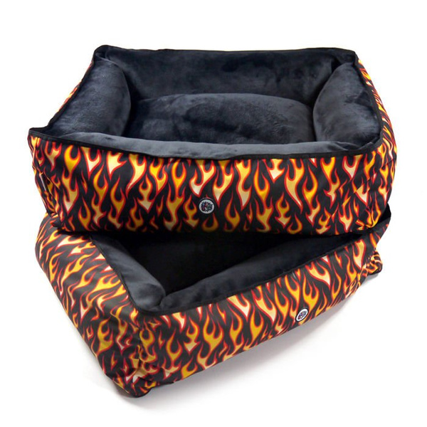Bed for dog, Bedding for pets, Dog On Fire, Psiakrew Design