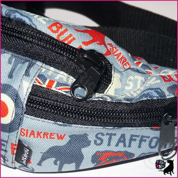 Staffi Hip Bag Psiakrew Staffordshire Bull Terrier, Bum Bag SBT Dog