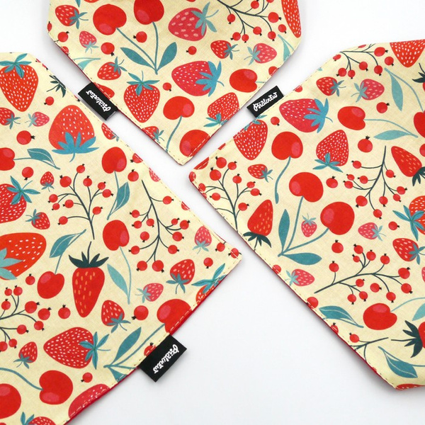 Dog Bandana Fruit Jelly Psiakrew handkerchief style to tie around your pet’s neck