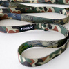 Dog Leash Camo width 2 cm 0.78 ", black snap hook 7 cm