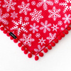 Dog Bandana Snowflakes handkerchief style to tie around your pet’s neck