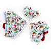 Santa Claus Dog Bandana handkerchief style to tie around your pet’s neck