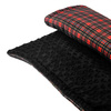 Koc dla psa Tartan Psiakrew mata, pled polar Minky