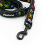Walking leash for Dog Invaders Psiakrew, width 2 cm, black snap hook 6 cm