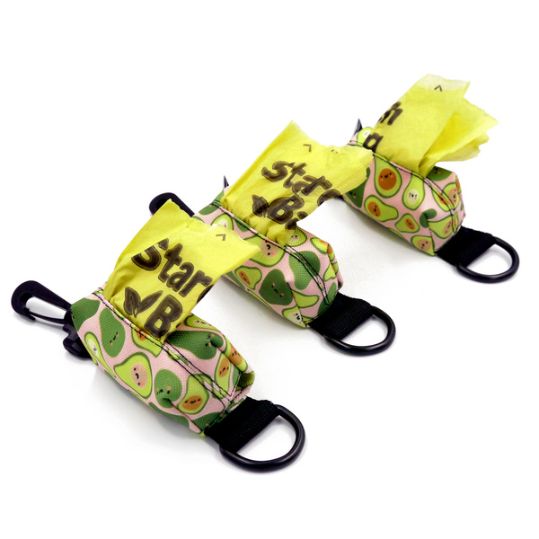 Pouch for poop bags Guacamole Time Psiakrew