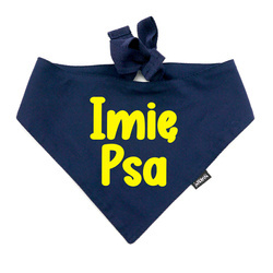 Psiakrew Bandana mit dem Namen des Hundes