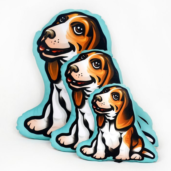 Poduszka Pies Beagle Psiakrew Przytulanka Maskotka Zabawka Pluszak