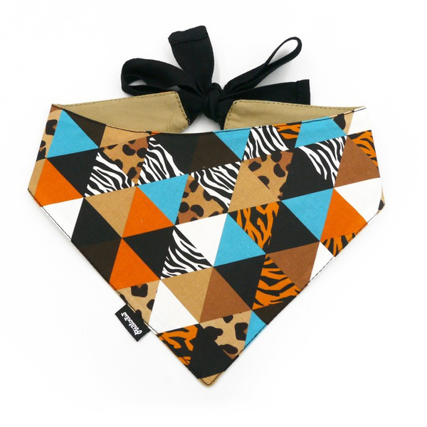 Dog Bandana Wild Animals Psiakrew handkerchief style to tie around your pet’s neck