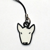 Bull Terrier dog pendant, tag, charms