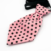 Pink Polka Dot Dog Tie by Psiakrew