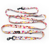 Dog Leash Hot Sweetness width 2.5 cm, 1" wide, snap hook black 6cm