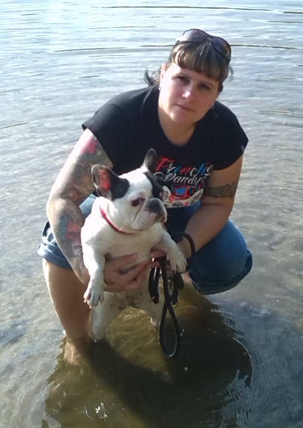 Women's T-shirt French Bulldog Frenchie Dandy Psiakrew