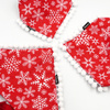 Dog Bandana Snowflakes handkerchief style to tie around your pet’s neck