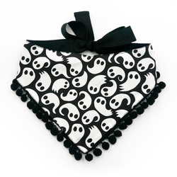Halloween Hundehalstuch Ghosts Psiakrew, Taschentuch zum Binden um den Hals Ihres Haustieres
