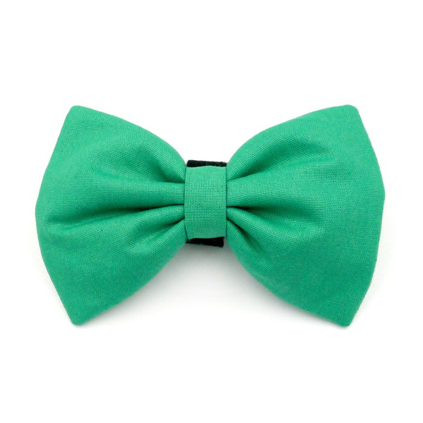 Green Dog Bow Tie, Pet Bow Tie, Bowtie, Collar Attachment