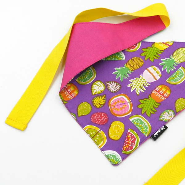 Ananas Psiakrew Bandana, gebundenes Taschentuch, Baumwollschal mit Tattoo-Motiven