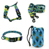 ACCESSORY KIT. Small dog. Peacock's Eye Psiakrew Series; Collar, Harness, Leash, Sachet for dog treats
