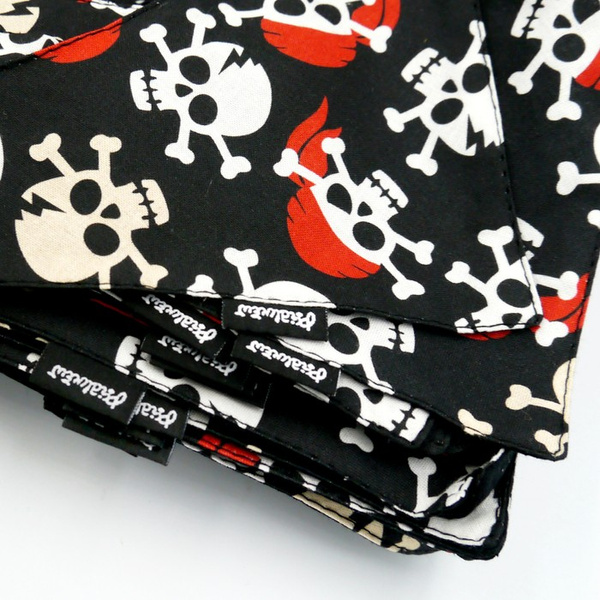 Premium Dog Bandana Pirates handkerchief style to tie around your pet’s neck