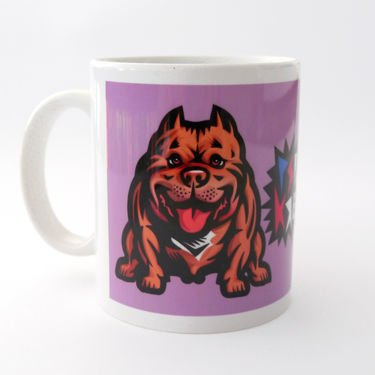 Mug with Pit Bull Terrier Mascot