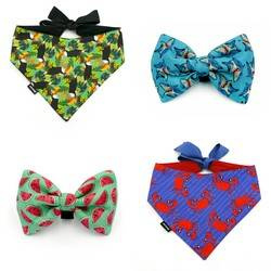 ACCESSORIES SET for Dog for summer, bow ties and bandanas