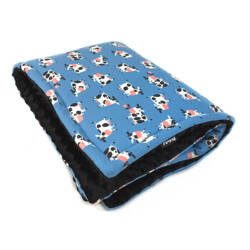 Premium Mat Plaid Blanket for the dog Spotted Cow Psiakrew Design