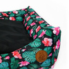 Dog Bed, Couch Lair for the Dog- Tropical Monstera Psiakrew