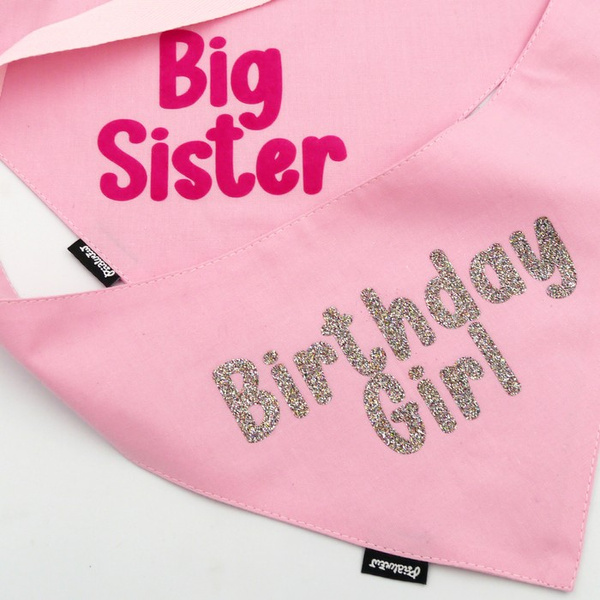 Bandana with the name of the Dog Psiakrew, personalized tied handkerchief, pink bandana scarf