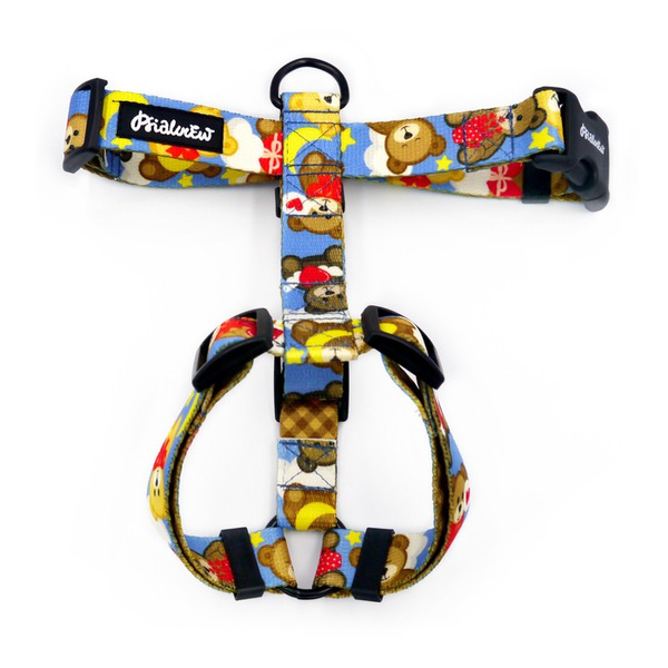 Szelki dla Psa Guard Teddy Bear Psiakrew, taśma 2,5 cm, okucia czarne