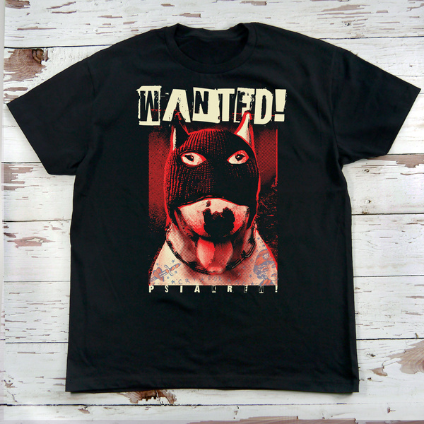 Psiakrew men's T-shirt Bull Terrier Wanted