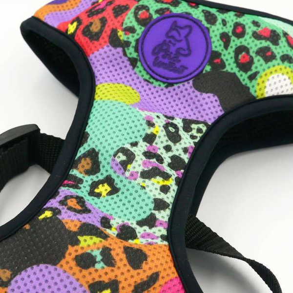 Dog Harness Crazy Leopard, Always Feeling Cool, Super Soft Psiakrew