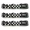 Dog Collar Psiakrew Checker 2.5 cm, 1"  wide black extras