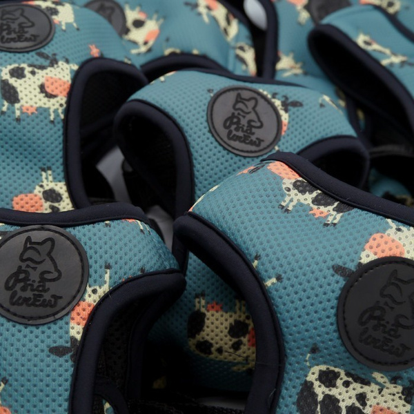 Dog Harness Spotted Cow, Always Feeling Cool, Super Soft Psiakrew