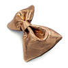 Shimmering Rose Gold bow tie for a dog; carnival New Year's Eve decorative bow Psiakrew