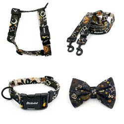 ACCESSORY KIT. Medium dog. Zodiak Psiakrew Series; Collar, Harness, Leash, Bow Tie