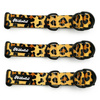 Half-choke collar Tarzan, 3 cm wide, medium and big dogs, black extras