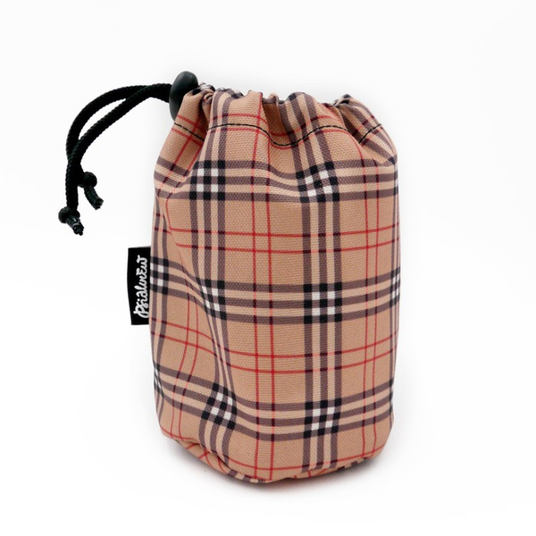 Sachet for dog treats, plaid pattern Dogberry Psiakrew