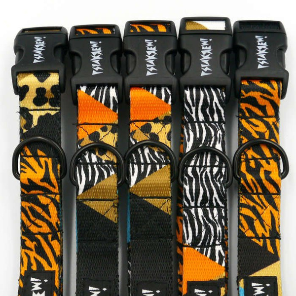Dog Collar Psiakrew Wild Animals, 2 cm 0.78"  wide, for smaller dogs