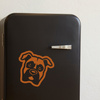 Boxer Psiakrew dog car sticker for dark car bodies