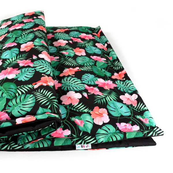 Wodoodporna mata zabezpieczająca dla psa, szczeniaka, kota Tropical Monstera