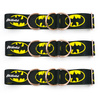 Half-choke collar Batdog, 4 cm wide, medium and big dogs, black extras