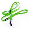 Lime Dog Leash width 2 cm 0.78 ", black extras