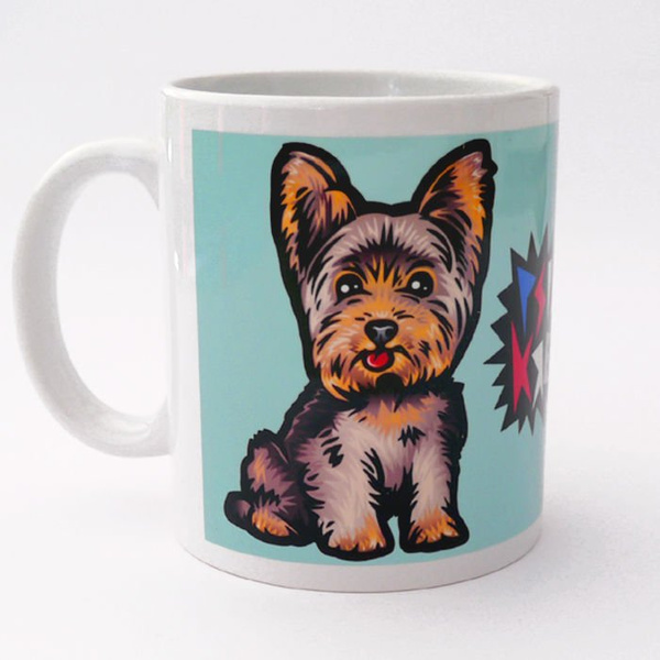 Mug with Yorkshire Terrier Mascot