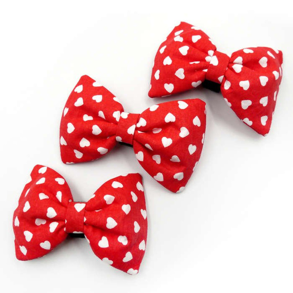 Dog Bow Tie Hearts